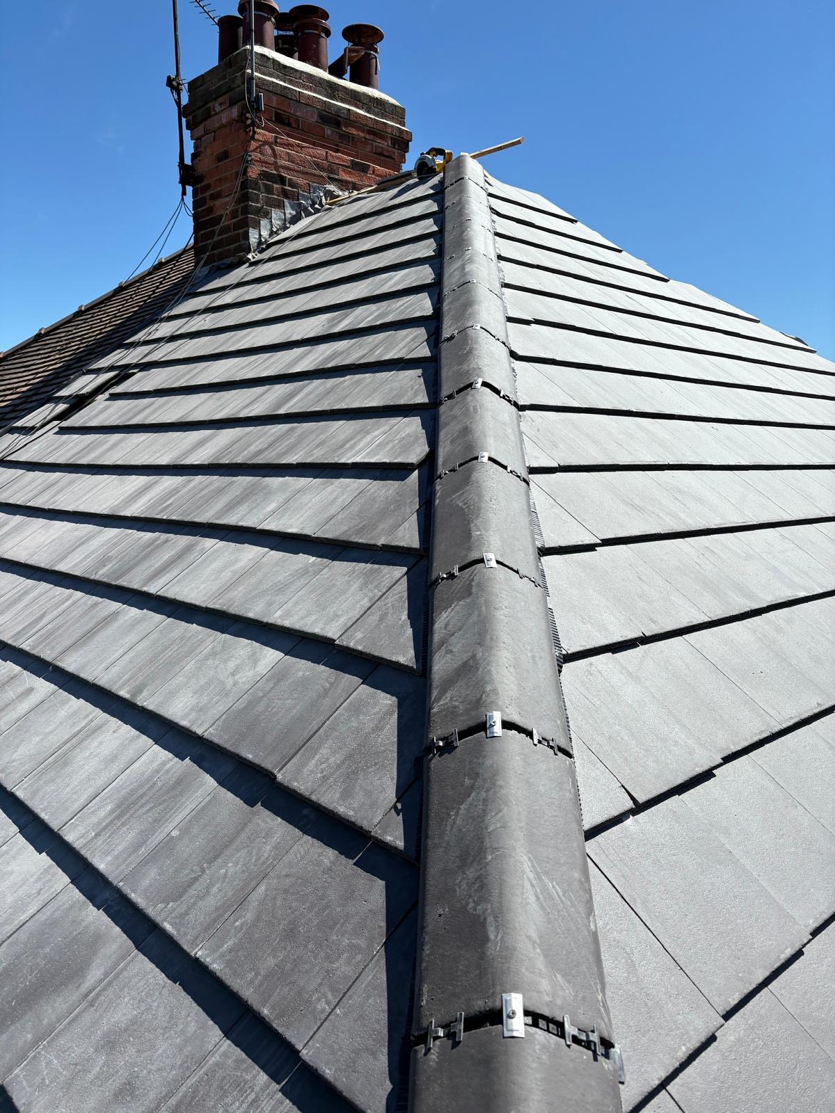 New Slate Roof & Dry Ridge