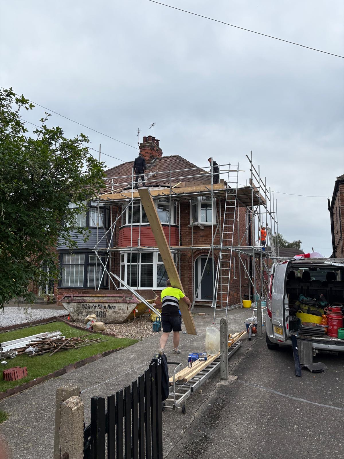 Complete Front Elevation Re-Roof