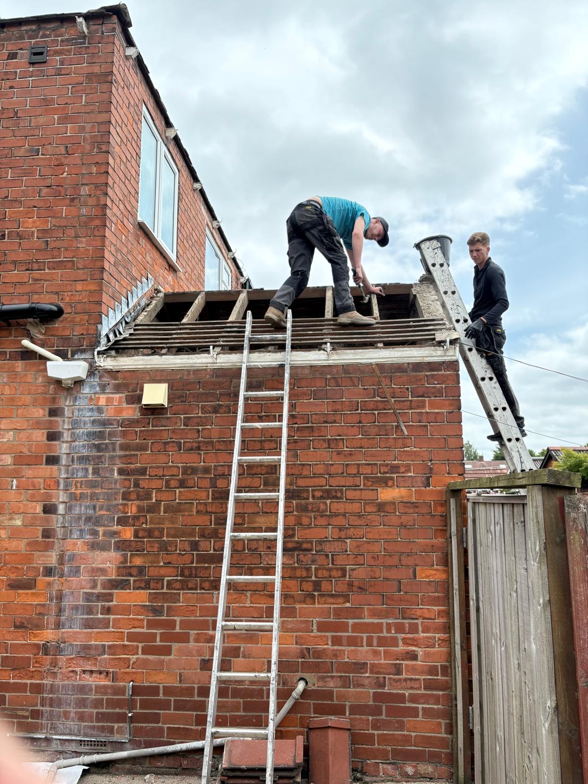 Extension Roof Strip & Rebuild